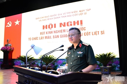 Meeting reviews lessons drawn on martyrs’ remains sampling and handover in Nghe An